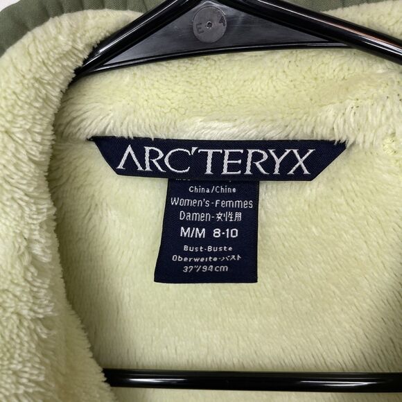 ARC'TERYX HYLLUS HOODY JACKET POLARTEC POWER SHIELD HIGH LOFT WOMENS M *Stains* - Picture 6 of 10